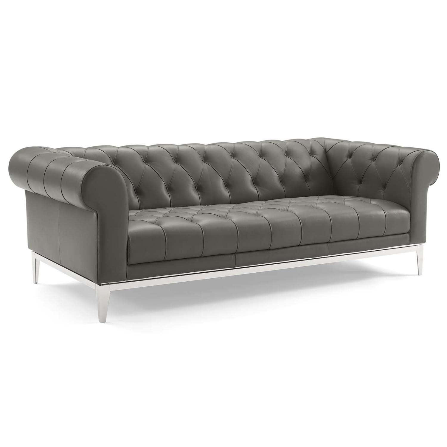 kitchen and dining room sets | CasaFoyer Idyll Leather Chesterfield Sofa & Armchair Set | Ultimate Luxury & Relaxation | Soft Leather Upholstery | Plush Seating | Sturdy Stainless Steel Frame | Vintage Design | casafoyer.myshopify.com