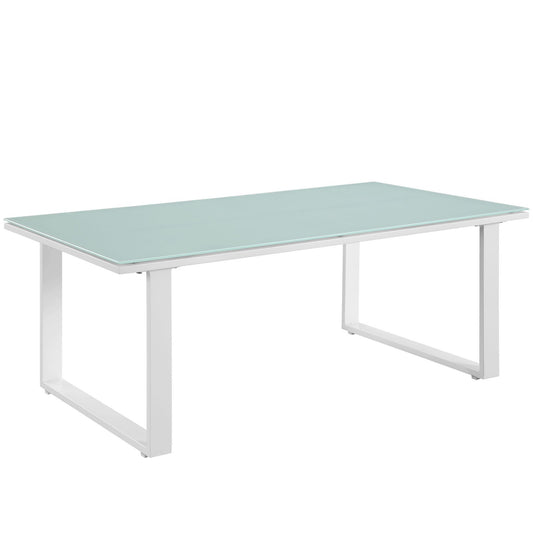 coffee tables | Ergode Fortuna Outdoor Patio Coffee Table | Modern Aluminum Design | Enhance Your Outdoor Lounge with Versatile and Stylish Furniture | casafoyer.myshopify.com