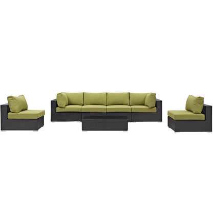 kitchen and dining room sets | CasaFoyer Convene Outdoor Sectional Set | Durable Rattan Weave | Weather-Resistant Cushions | 10 Piece Patio Furniture | casafoyer.myshopify.com