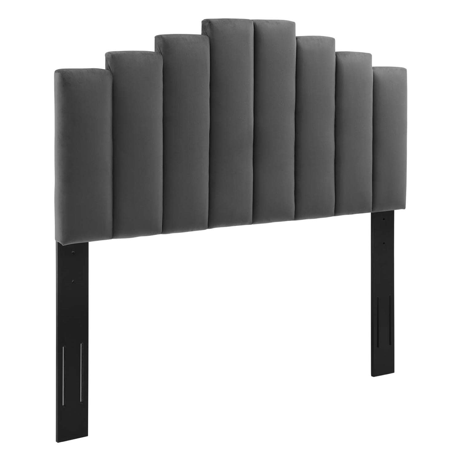 Bed | CasaFoyer Noelle Performance Velvet Full/Queen Headboard | Glamorous & Stain-Resistant Upholstery | Adjustable Height | Cozy Foam Padding | casafoyer.myshopify.com