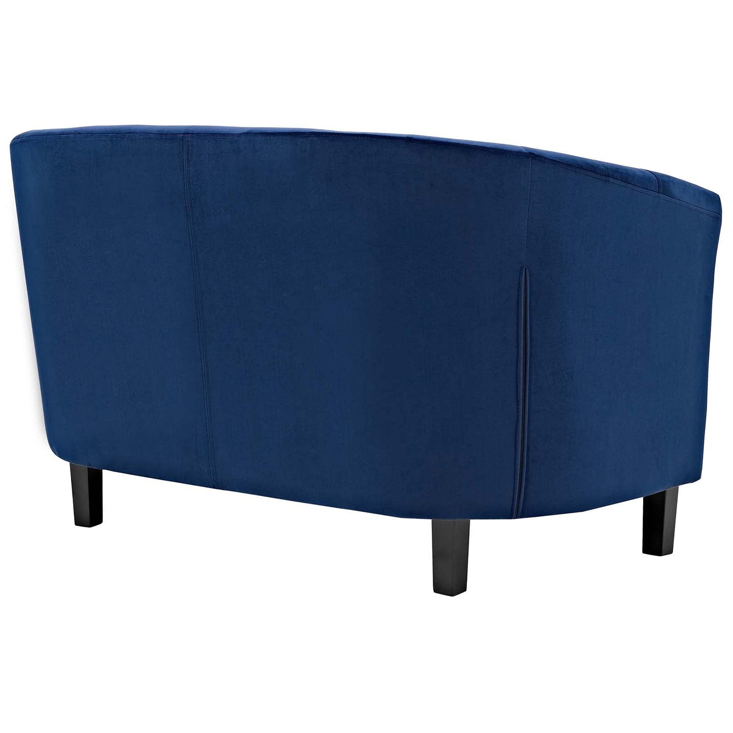sofas | CasaFoyer Prospect Performance Velvet Loveseat | Luxury Chesterfield Design | Modern Twist | Button Tufting | Graceful Curves | Espresso Stained Wood Legs | Cozy & Comfortable | Stain-Resistant Performance Velvet Upholstery | Navy | casafoyer.myshopify.com