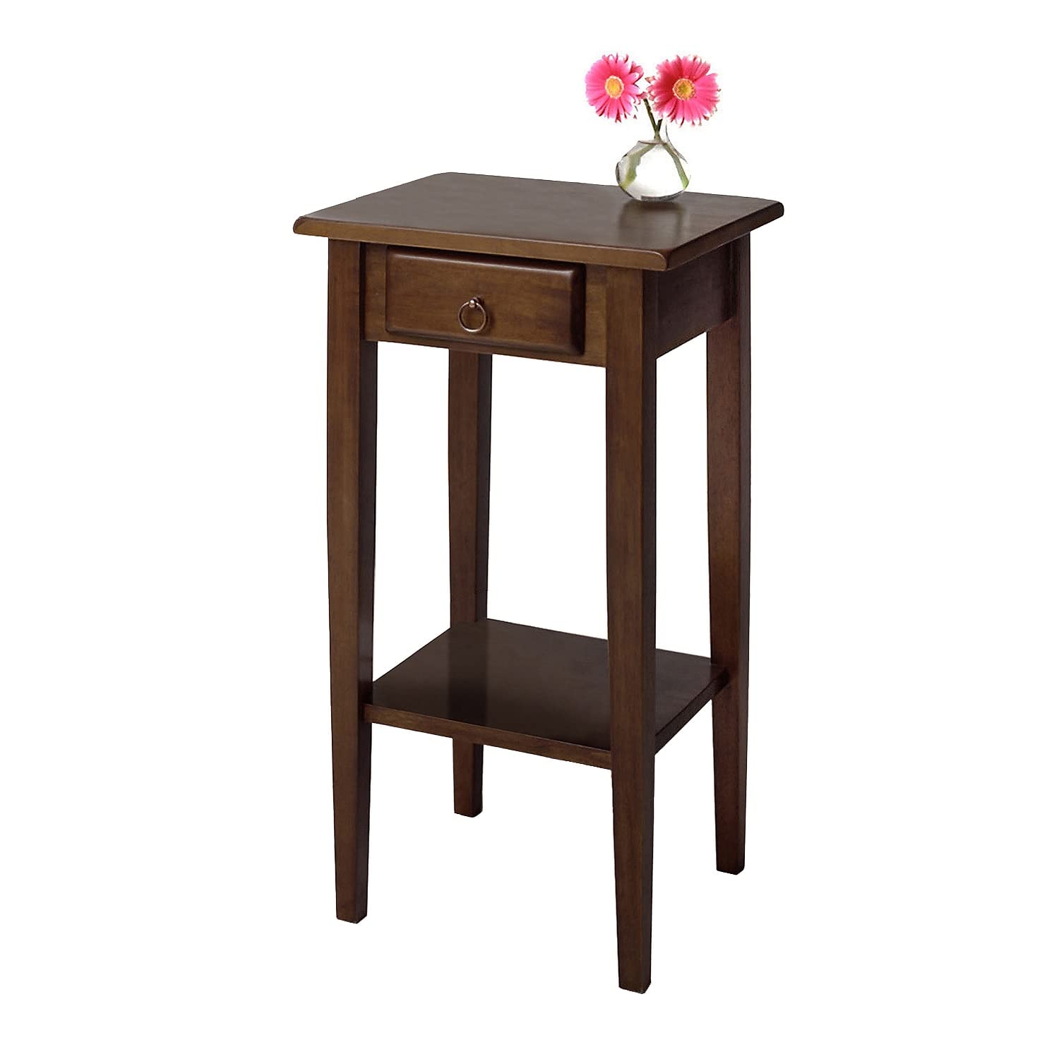 TABLE | Ergode Regalia Design | Elegant & Stylish | Versatile Solution for Plants & Telephones | Drawer & Shelf | 16.93 W x 14.17 D x 29.53 H | 18.74 lbs | casafoyer.myshopify.com