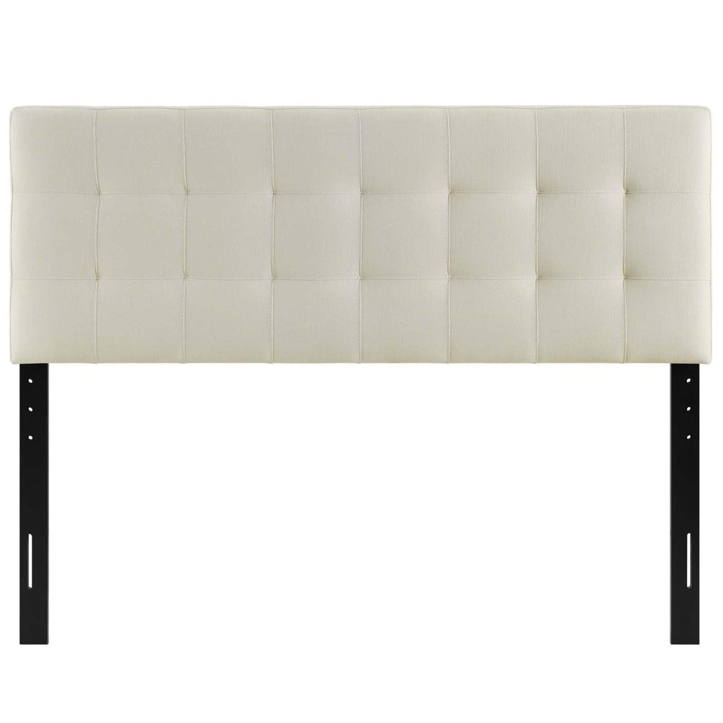 headboards | CasaFoyer  Lily King Upholstered Linen Fabric Tufted Headboard | Elegant Ivory Design | Contemporary & Modern Bedrooms | casafoyer.myshopify.com