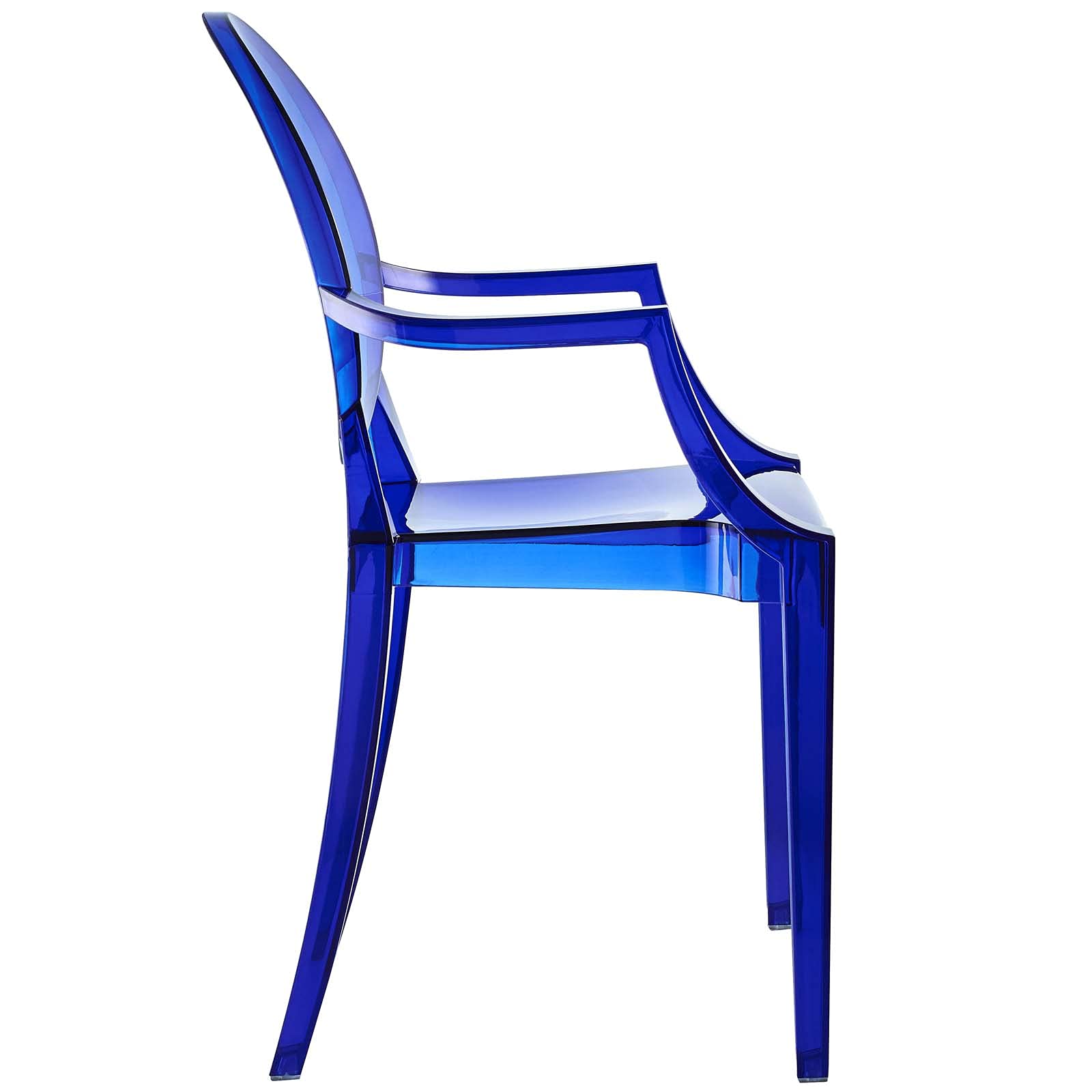 home office desk chairs | CasaFoyer Ethereal Casper Chair Set of 4 | Artistic & Elegant Dining Armchairs | Indoor/Outdoor Use | Blue | casafoyer.myshopify.com
