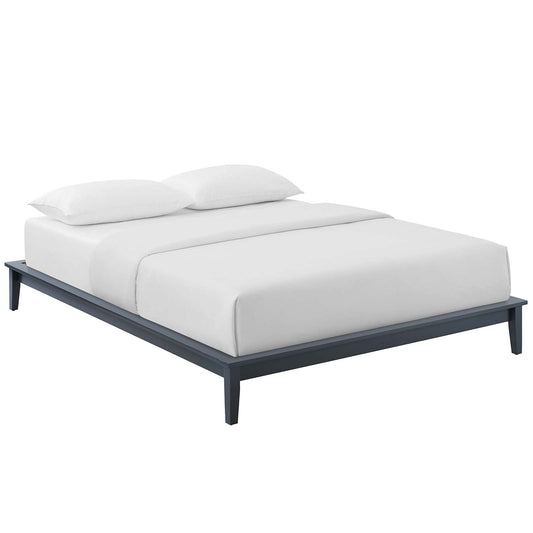 bed frames | CasaFoyer Rustic Lodge Full Wood Platform Bed Frame | Durable Solid Wood | LVL Slat Support | 800 lbs Weight Capacity | Gray | casafoyer.myshopify.com