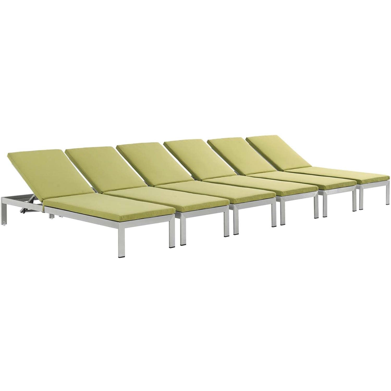home office desk chairs | CasaFoyer Shore Outdoor Patio Chaise Lounge Chair Set | Sleek & Modern Design | Durable Aluminum Frame | Easy Assembly | Clear Wheels | Non-Marking Foot Caps | Set of 6 | casafoyer.myshopify.com
