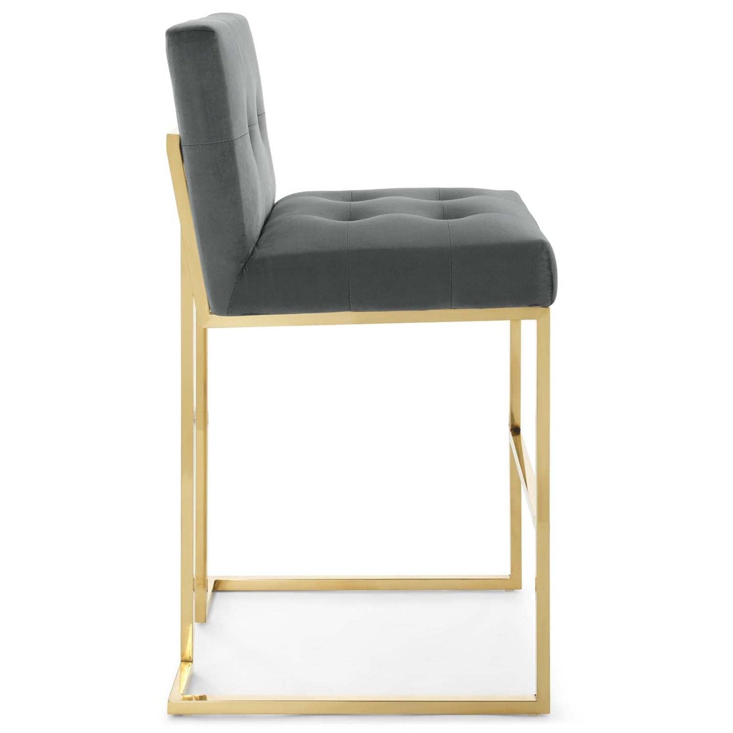 barstools | CasaFoyer Privy Bar Stool | Gold Stainless Steel Base | Performance Velvet Upholstery | Elegant & Durable | Hassle-Free Assembly | 331 lbs Weight Capacity | casafoyer.myshopify.com