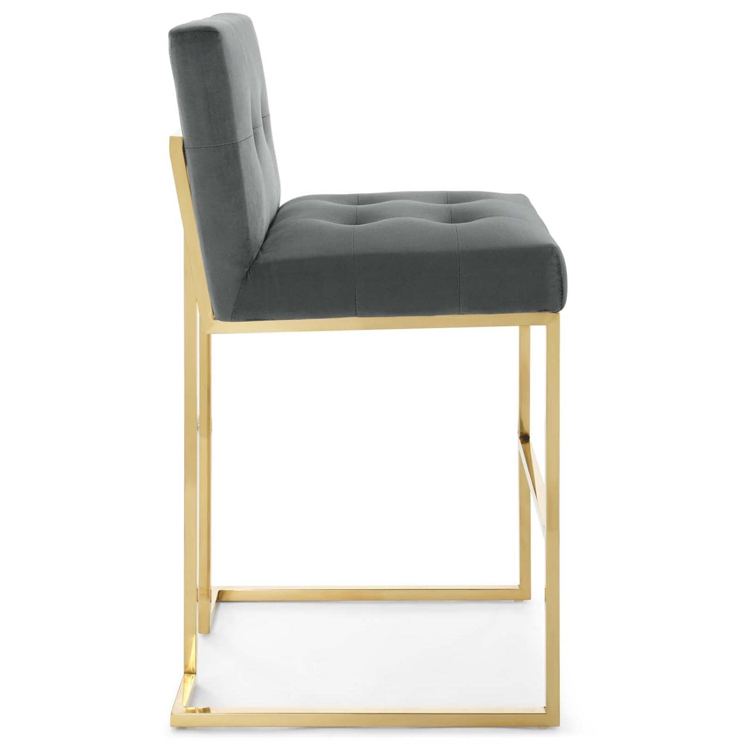 barstools | CasaFoyer Privy Bar Stool | Gold Stainless Steel Base | Performance Velvet Upholstery | Elegant & Durable | Hassle-Free Assembly | 331 lbs Weight Capacity | casafoyer.myshopify.com