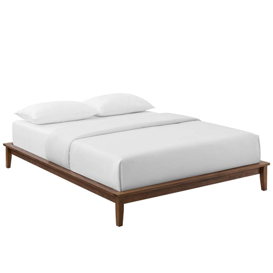 Bed | CasaFoyer Lodge Queen Rustic Wood Platform Bed Frame | Durable Solid Wood | Supports Memory Foam, Latex, Innerspring, Hybrid Mattresses | No Box Spring Needed | 800 lbs Weight Capacity | casafoyer.myshopify.com