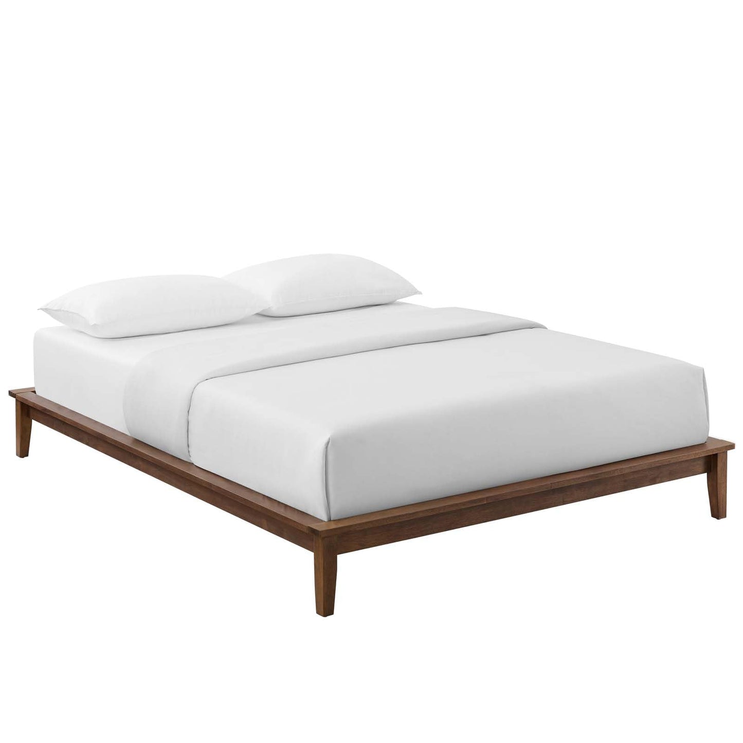 bed frames | CasaFoyer Rustic Lodge Full Wood Platform Bed Frame | Durable Solid Wood | Supports Memory Foam, Latex, Innerspring, Hybrid Mattresses | No Box Spring Needed | 800 lbs Capacity | casafoyer.myshopify.com