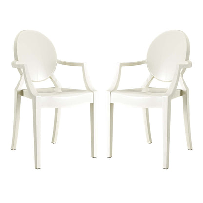 home office desk chairs | CasaFoyer Ethereal Casper Chair Set | Artistic & Elegant Indoor/Outdoor Armchairs | Durable & Stylish | Set of 2 | casafoyer.myshopify.com