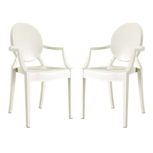 home office desk chairs | CasaFoyer Ethereal Casper Chair Set | Artistic & Elegant Indoor/Outdoor Armchairs | Durable & Stylish | Set of 2 | casafoyer.myshopify.com