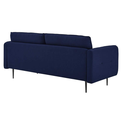 sofas | CasaFoyer Cameron Tufted Fabric Sofa | Contemporary Charm | Mid-Century Modern Influence | Plush Seating | Easy Assembly | Royal Blue | casafoyer.myshopify.com