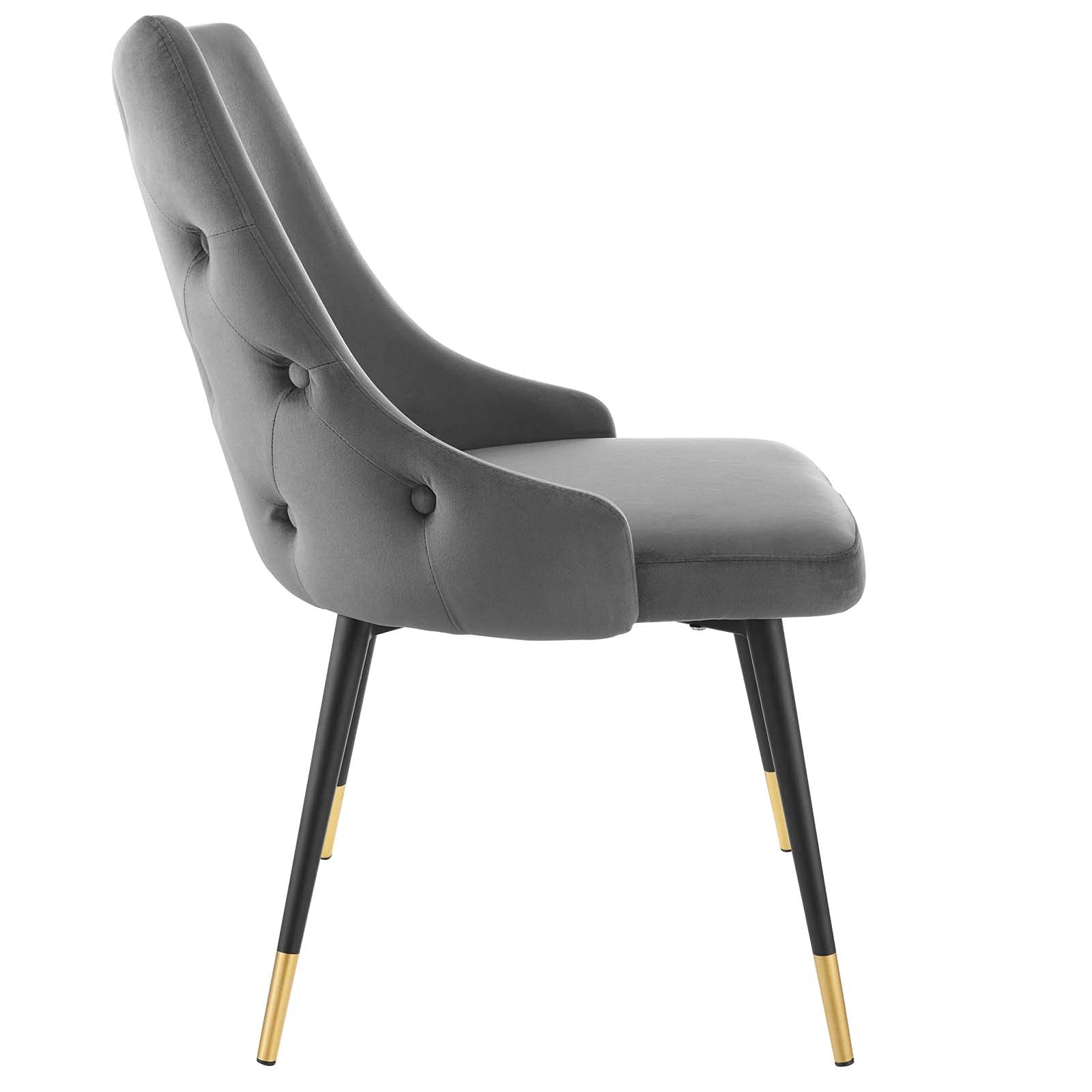 home office desk chairs | CasaFoyer Adorn Tufted Performance Velvet Dining Side Chair | Elegant, Plush, Stain-Resistant | Vintage Modern Style | 300 lbs. Capacity | Non-Marking Foot Caps | casafoyer.myshopify.com