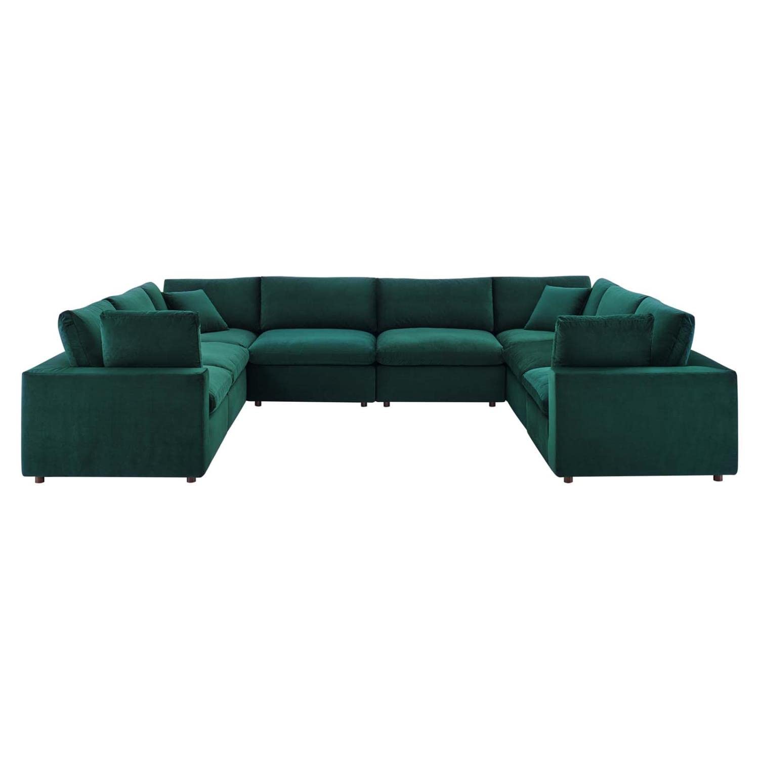 kitchen and dining room sets | CasaFoyer Commix Sectional Sofa | Luxurious & Inviting | Plush Comfort | Stain-Resistant Velvet | Solid Wood Construction | 8-Piece Set | casafoyer.myshopify.com