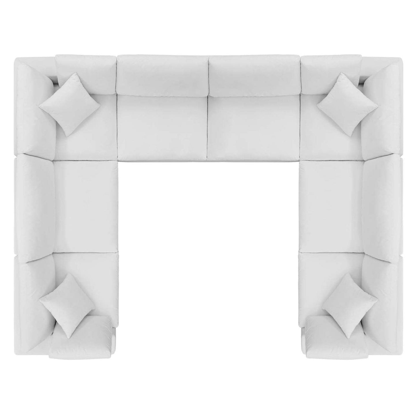 kitchen and dining room sets | CasaFoyer Commix | Luxurious Sectional Sofa Set | Stain-Resistant Velvet | Foam Padded | Overstuffed Cushions | Modern Homes | 8-Piece Set | casafoyer.myshopify.com