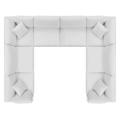 kitchen and dining room sets | CasaFoyer Commix | Luxurious Sectional Sofa Set | Stain-Resistant Velvet | Foam Padded | Overstuffed Cushions | Modern Homes | 8-Piece Set | casafoyer.myshopify.com