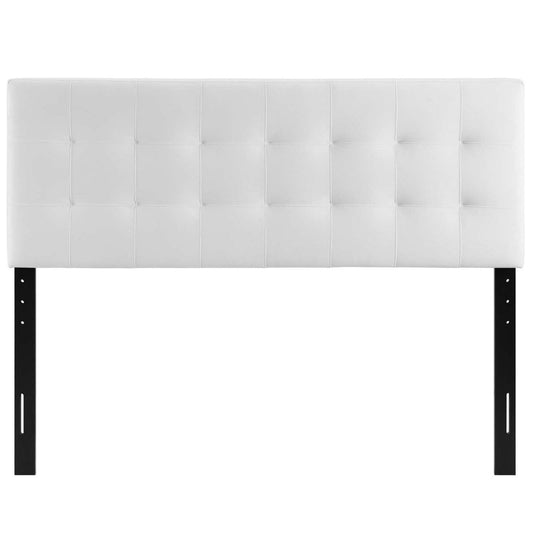 headboards | CasaFoyer Lily Queen Biscuit Tufted Performance Velvet Headboard | Classic Elegance & Modern Luxury | Stain-Resistant & Comfortable | White | casafoyer.myshopify.com