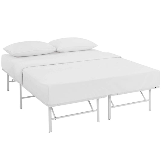 Bed | CasaFoyer Horizon Metal Bed Frame | Stainless Steel | 14-inch Clearance | 1300 lbs Capacity | No Box Spring | Easy Assembly | Full Size | casafoyer.myshopify.com