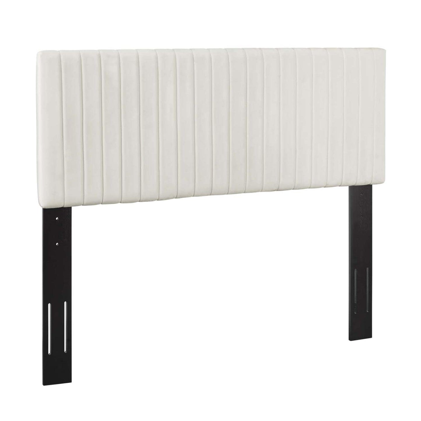 Bed | CasaFoyer Opulent Keira King/California King Headboard | Channel Tufted Design | Velvet Texture | Sturdy Construction | Performance Velvet Fabric | Dense Foam Padding | casafoyer.myshopify.com