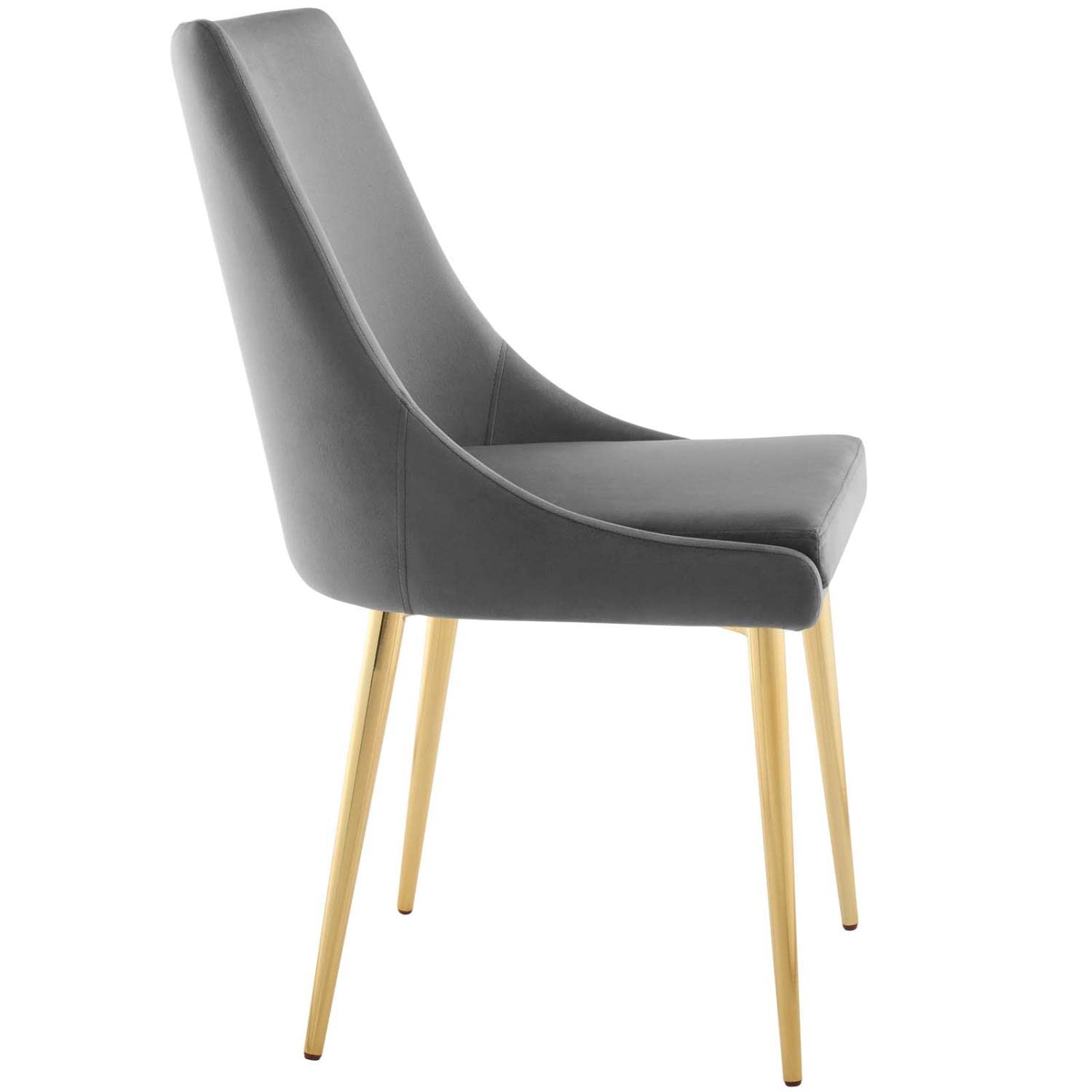 home office desk chairs | CasaFoyer Isle Dining Chair | Elegant Vintage Modern Design | Soft Velvet Upholstery | Gold Stainless Steel Legs | Versatile Accent Piece | Supports up to 300 lbs. | casafoyer.myshopify.com