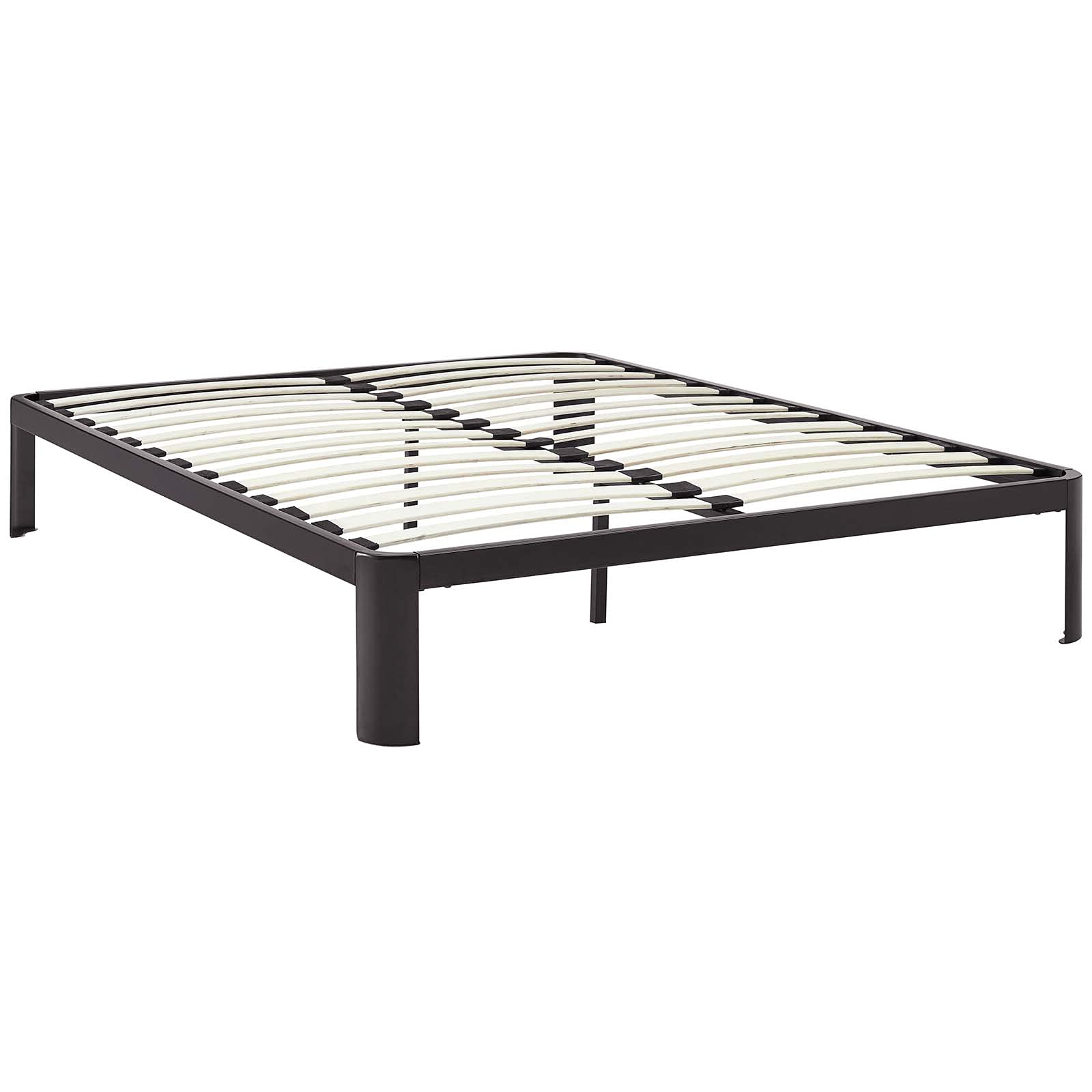 Bed | CasaFoyer Corinne Bed Frame | Slatted Wood Support | Steel Frame | No Boxspring Needed | Fits Memory Foam, Spring, Latex, Hybrid Mattresses | 1300 lbs Capacity | casafoyer.myshopify.com