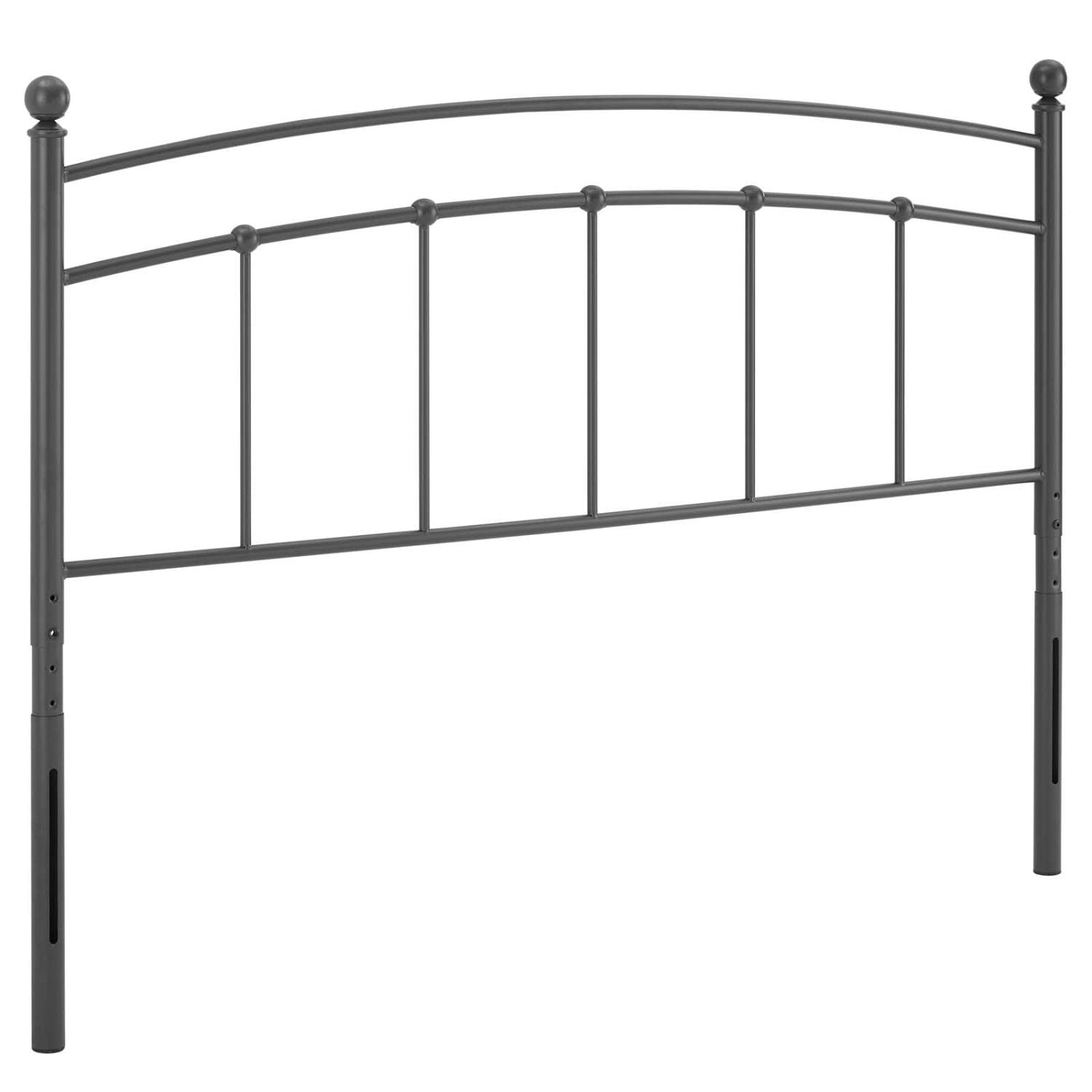 headboards | CasaFoyer Abigail Metal Queen Headboard | Vintage Modern Charm | Rustic Elegance | Powder-Coated Iron | Height-Adjustable | Easy Assembly | casafoyer.myshopify.com