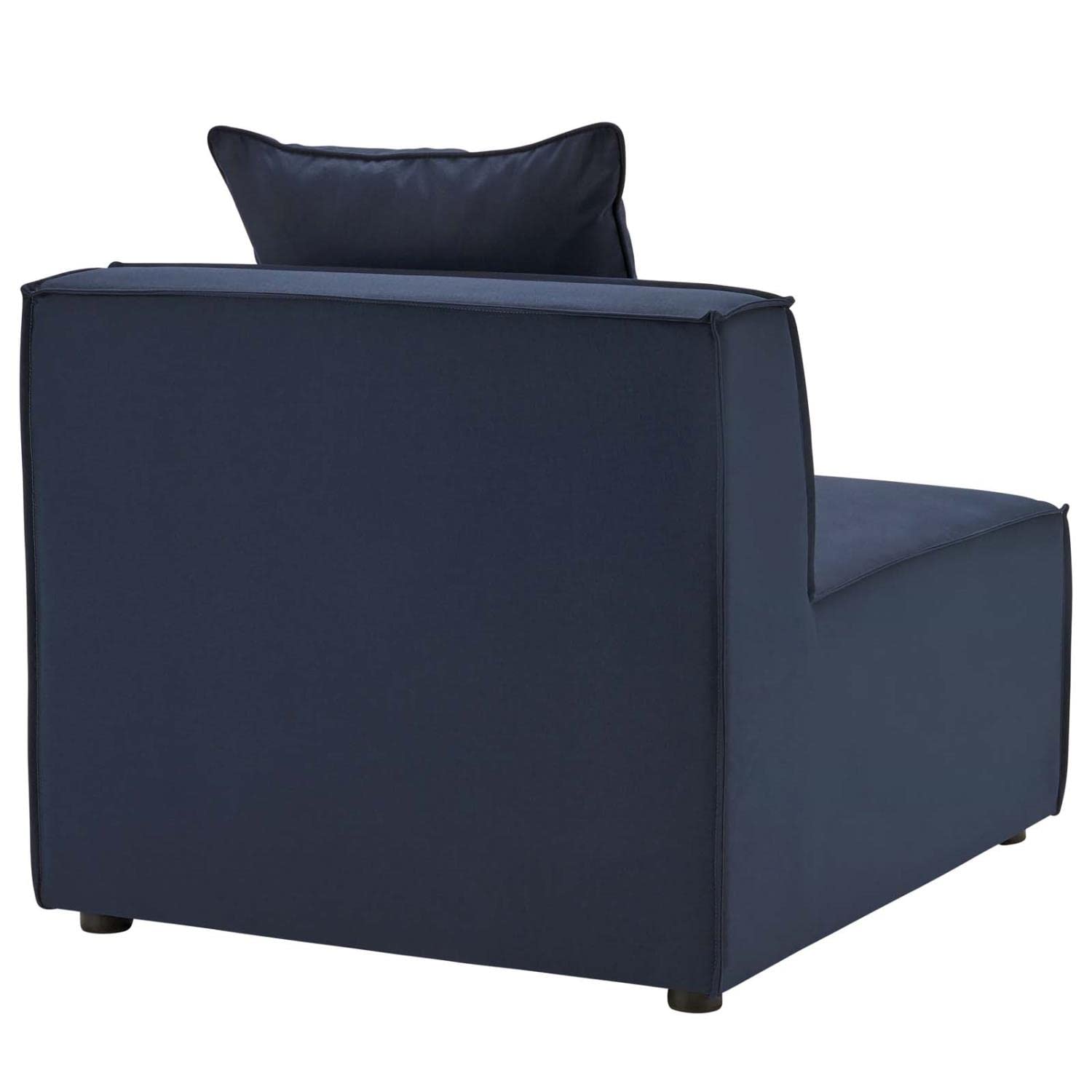sofas | CasaFoyer Outdoor Patio Saybrook Upholstered Sectional Sofa Armless Chair | Comfortable & Contemporary Design | Weather-Resistant & UV-Protected | Navy Blue | casafoyer.myshopify.com