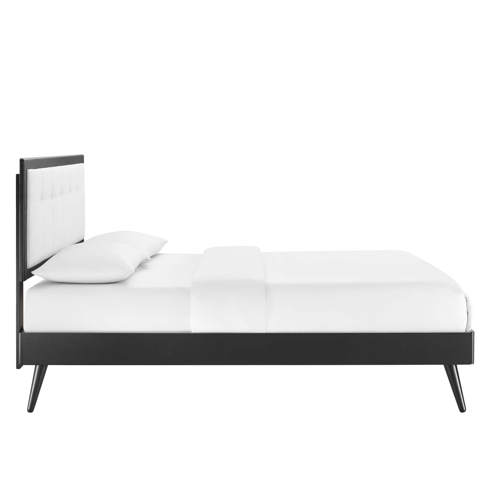 adjustable bed bases | CasaFoyer Willow Tufted Wood Full Platform Bed | Mid-Century Design | Upholstered Headboard | Wood Frame | Button Tufted Accents | Durable Construction | Splayed Rubberwood Legs | No Box Spring Needed | Draper Tufted Headboard | Margo Platform Bed Frame | casafoyer.myshopify.com