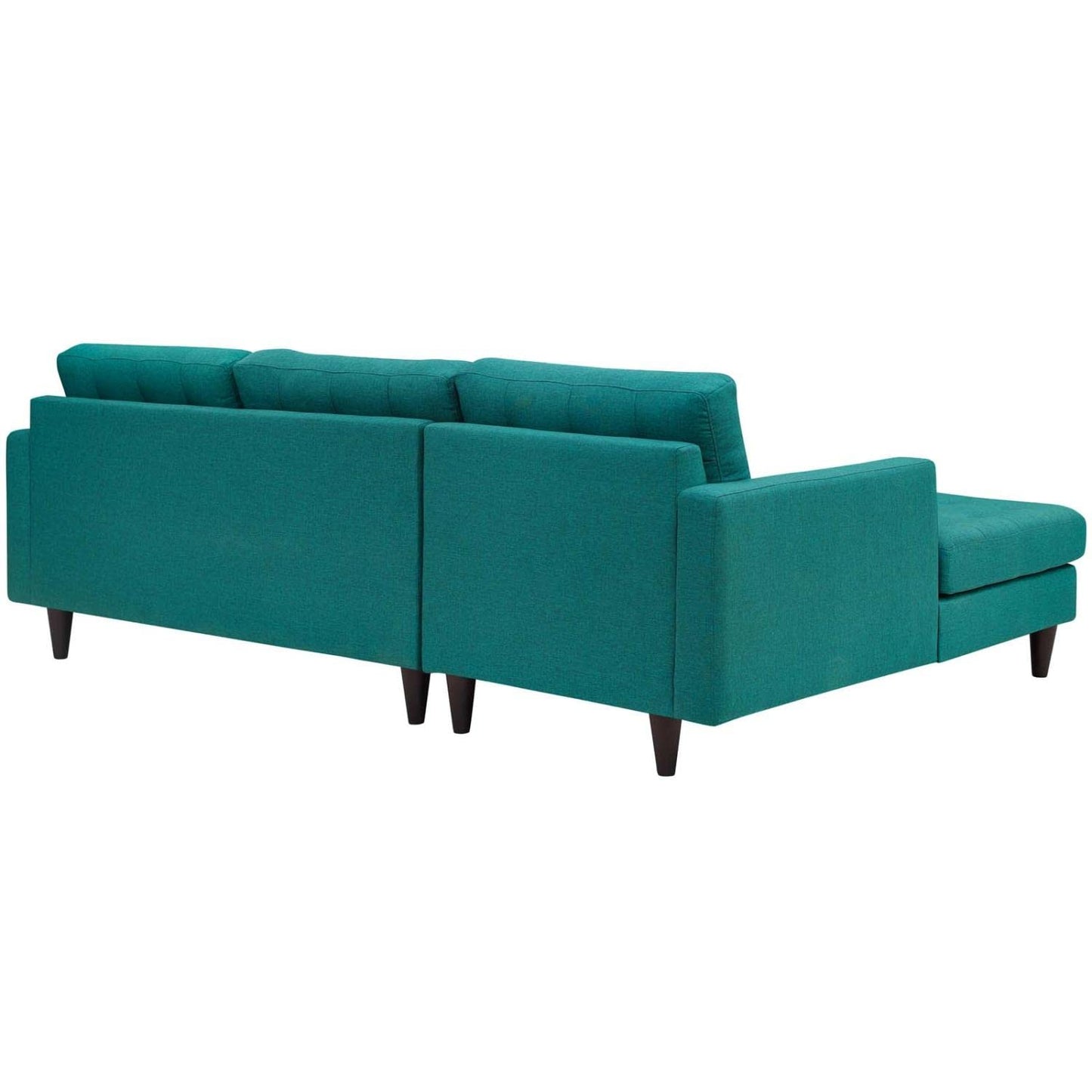 sofas | Empress Left-Arm Sectional Sofa | Exquisite Design | Tufted Buttons | Luxurious Cushions | Elegant Armrests | Teal | casafoyer.myshopify.com