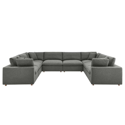 kitchen and dining room sets | CasaFoyer Commix Plush Comfort Sectional Sofa Set | Gray | 8 Piece | Polyester & Linen Upholstery | Solid Wood Construction | Cotton & Down Cushions | Ideal for Living Room, Family Room, or Game Room | casafoyer.myshopify.com