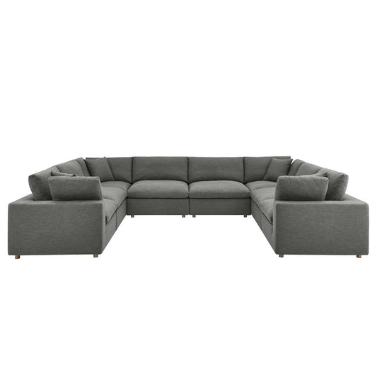 kitchen and dining room sets | CasaFoyer Commix Plush Comfort Sectional Sofa Set | Gray | 8 Piece | Polyester & Linen Upholstery | Solid Wood Construction | Cotton & Down Cushions | Ideal for Living Room, Family Room, or Game Room | casafoyer.myshopify.com