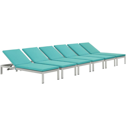 home office desk chairs | CasaFoyer Shore Outdoor Patio Chaise Lounge Chair Set | Sleek & Durable Aluminum Frame | Easy Assembly | Effortless Mobility | Protects Patio Surface | Chic & Minimalist Design | Set of 6 | casafoyer.myshopify.com