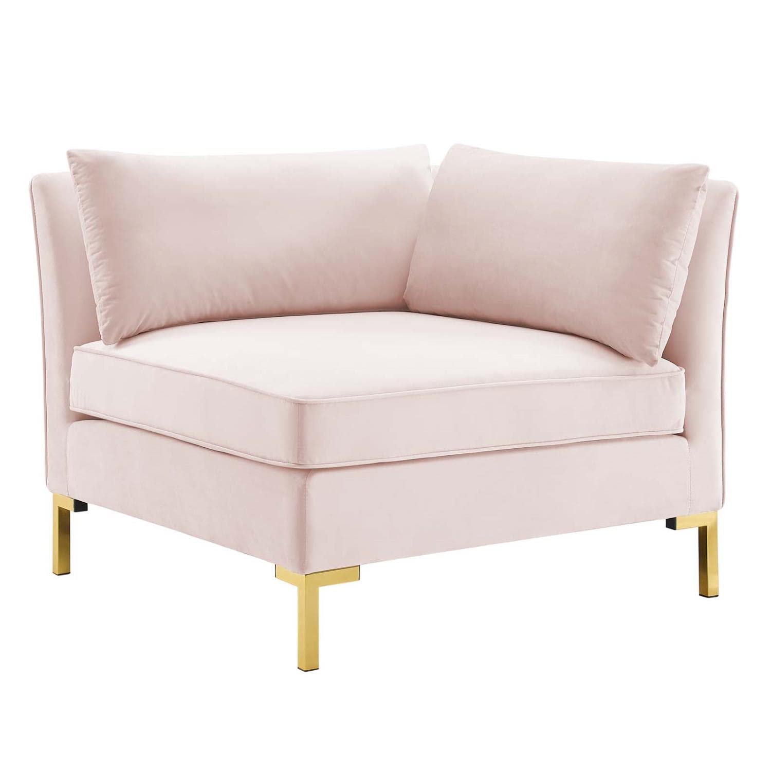 sofas | CasaFoyer Ardent Performance Velvet Sofa | Vintage Modern Glam Deco Style | Versatile Sectional Design | Stain-Resistant Upholstery | Premium Seating Experience | Gold Metal Legs | Set of 4 Chairs | casafoyer.myshopify.com