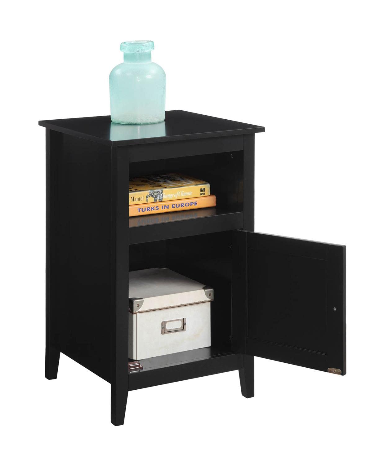 CABINET | Ergode Designs2Go Storage Cabinet End Table with Shelf | Stylish & Organized Entertainment Area | Ample Surface Space | Convenient Access to Essentials | Secure Cabinet | Durable MDF | Easy to Maintain | Part of Ergode Designs2Go Collection | casafoyer.myshopify.com