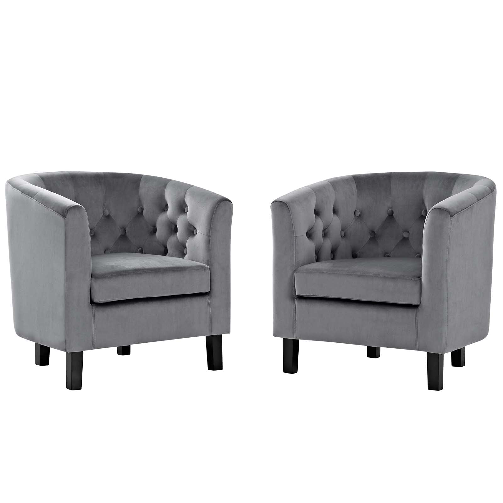 home office desk chairs | CasaFoyer Prospect Button Tufted Performance Velvet Sofa Furniture Set | Luxury & Elegance | Chesterfield Design | Plush Foam Padding | Stain-Resistant Upholstery | Espresso Stained Legs | Non-Marking Foot Caps | 2 Armchairs Included | casafoyer.myshopify.com