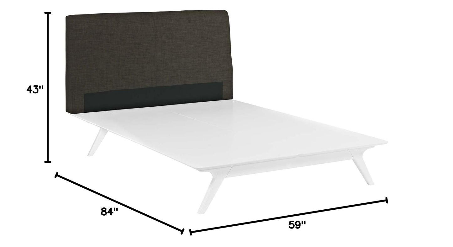 adjustable bed bases | CasaFoyer Tracy Queen Size Platform Bed | White | Durable MDF | Open Design | Foam Padded Headboard | Assembly Required | Boxspring-Free Sleep Experience | casafoyer.myshopify.com
