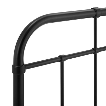 Bed | CasaFoyer Alessia Full Metal Headboard | Contemporary Farmhouse Design | Durable Iron Construction | Height-Adjustable | Compatible with Full Bed Frames | casafoyer.myshopify.com