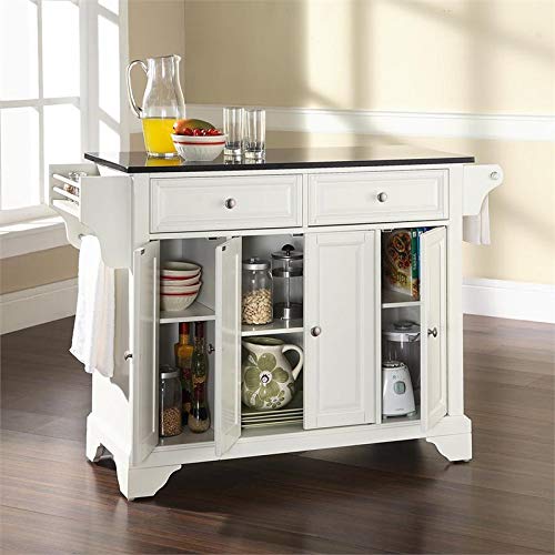 Kitchen Storage | Durable Solid Hardwood Kitchen Island | Elegant Raised Panel Doors | Ample Storage Space | casafoyer.myshopify.com