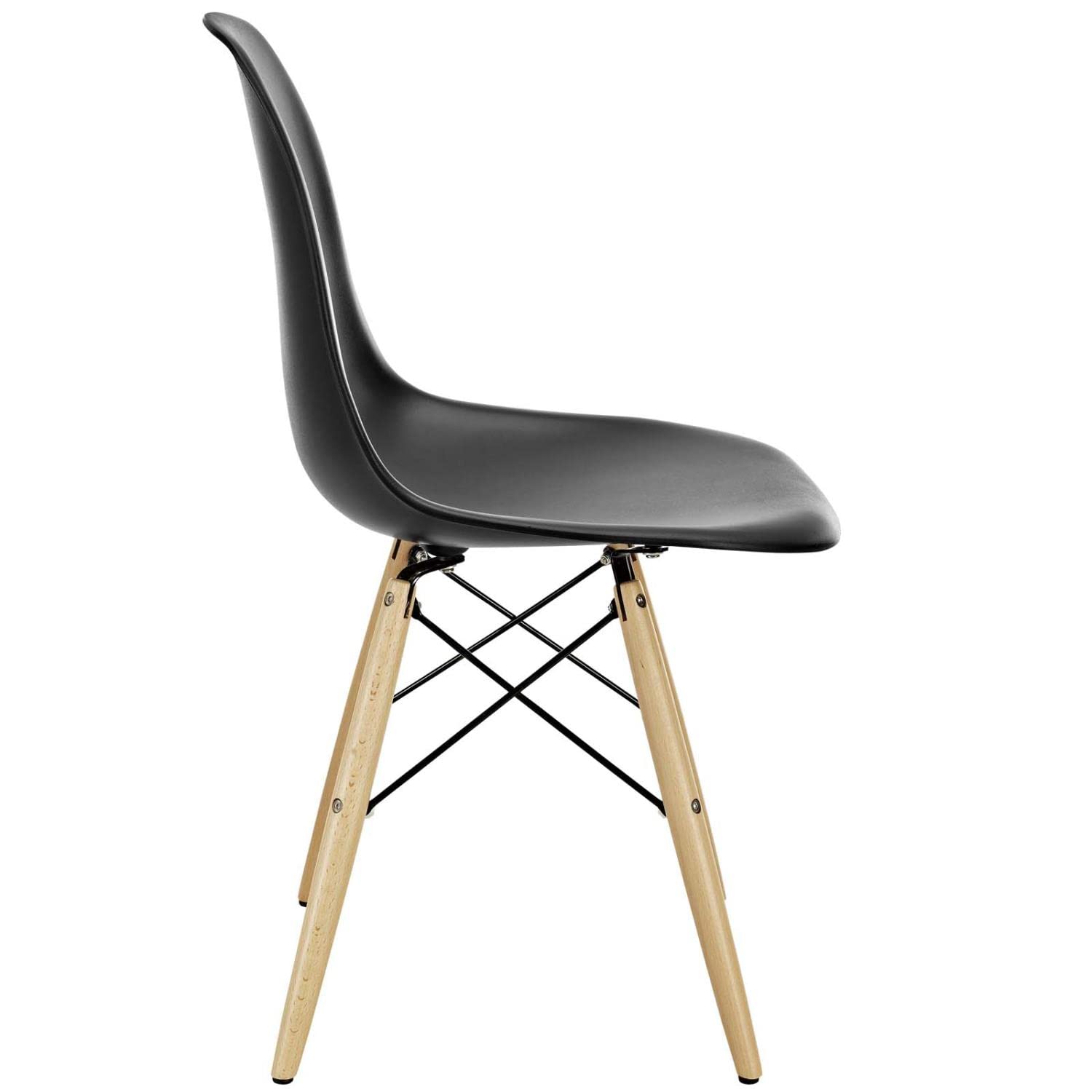 home office desk chairs | CasaFoyer Wood Pyramid Side Chairs Set of 2 | Molded Plastic | Flex Comfort | Various Base Options | Versatile Indoor/Outdoor Seating | Enhance Living/Dining Room Aesthetic | casafoyer.myshopify.com