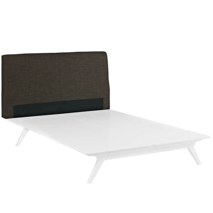 adjustable bed bases | CasaFoyer Tracy Queen Size Platform Bed | White | Durable MDF | Open Design | Foam Padded Headboard | Assembly Required | Boxspring-Free Sleep Experience | casafoyer.myshopify.com