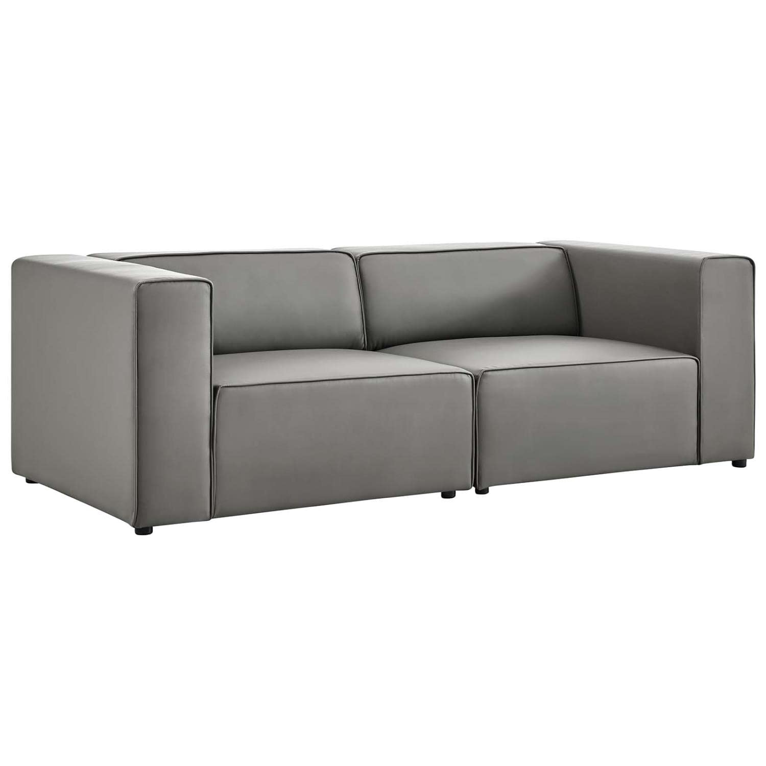 kitchen and dining room sets | CasaFoyer Mingle Vegan Leather 2-Piece Sectional Sofa | Ultimate Comfort | Spacious Design | Vegan Leather Upholstery | Elegant Piping | Sturdy Legs | casafoyer.myshopify.com