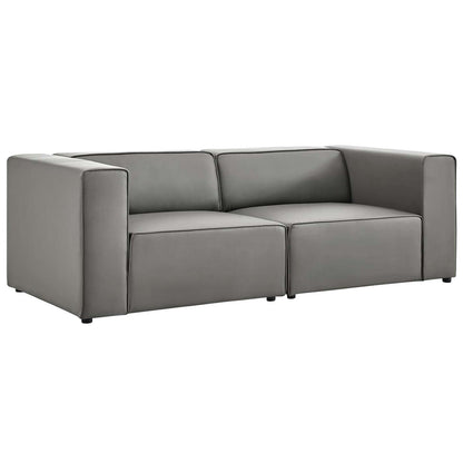 kitchen and dining room sets | CasaFoyer Mingle Vegan Leather 2-Piece Sectional Sofa | Ultimate Comfort | Spacious Design | Vegan Leather Upholstery | Elegant Piping | Sturdy Legs | casafoyer.myshopify.com