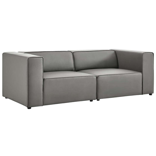 kitchen and dining room sets | CasaFoyer Mingle Vegan Leather 2-Piece Sectional Sofa | Ultimate Comfort | Spacious Design | Vegan Leather Upholstery | Elegant Piping | Sturdy Legs | casafoyer.myshopify.com