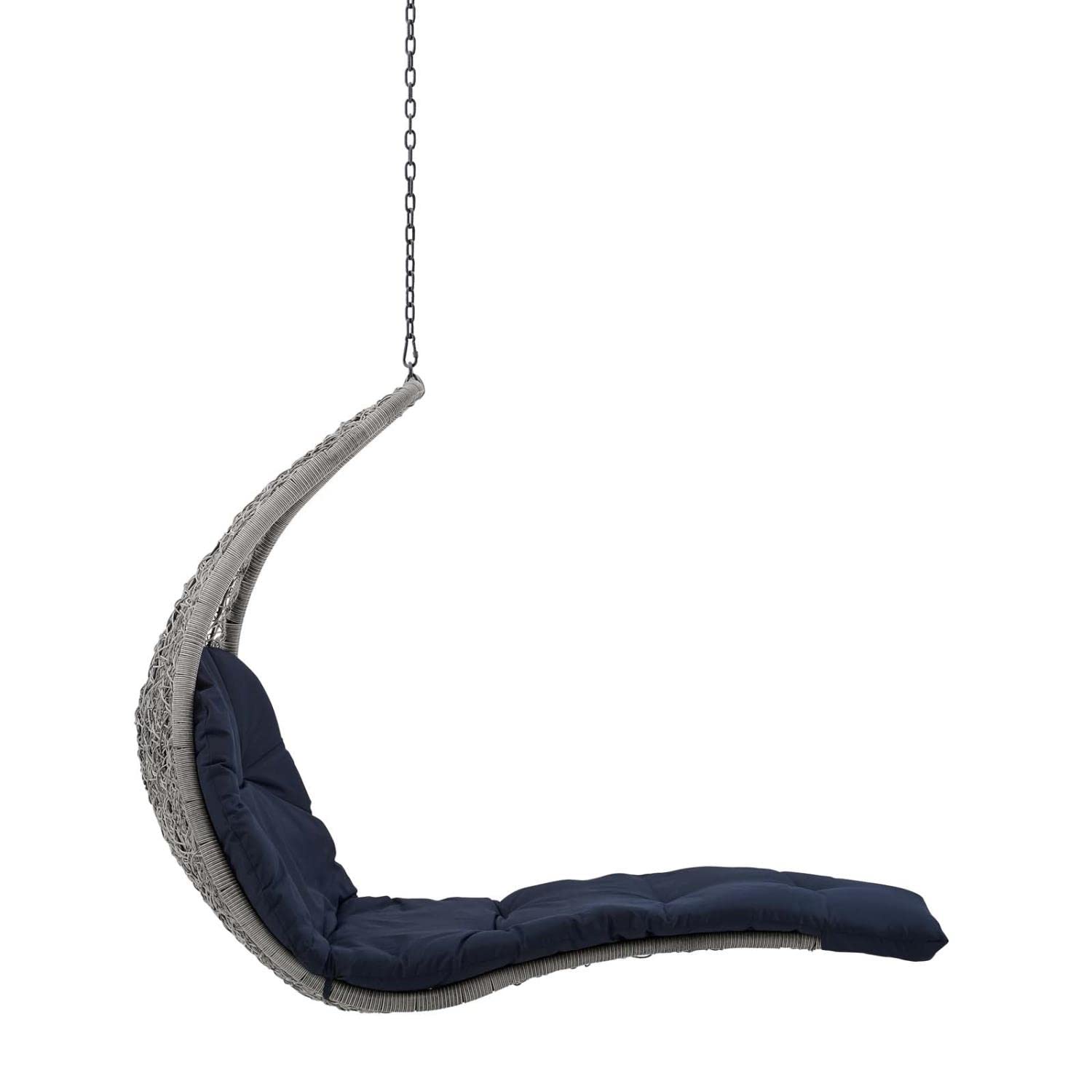 executive chairs | CasaFoyer Landscape Outdoor Patio Hanging Chaise Lounge Swing Chair | Elegant Design | All-Weather Comfort | Sturdy Metal Chain | 264 lbs Weight Capacity | casafoyer.myshopify.com