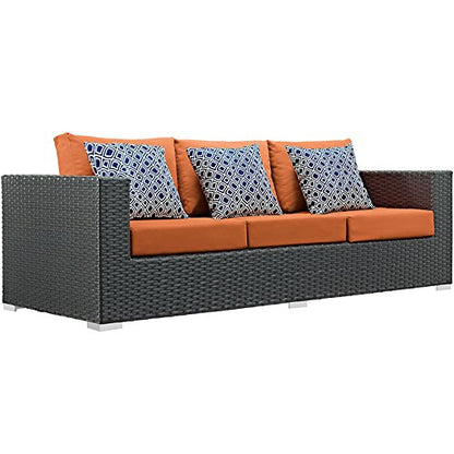 kitchen and dining room sets | CasaFoyer Sojourn Outdoor Patio Furniture Set | Sunbrella Cushions | Synthetic Rattan | UV Protection | Aluminum Frame | Coffee Table, Ottoman, Sofa | casafoyer.myshopify.com