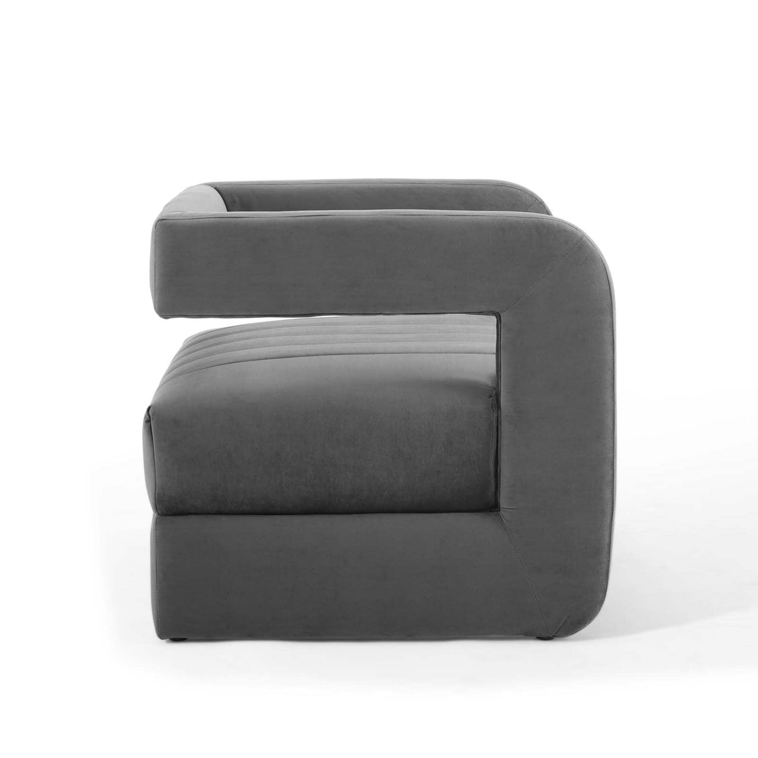 home office desk chairs | CasaFoyer Range Channel Tufted Performance Velvet Accent Armchair | Elegant, Modern Design | Stain-Resistant Upholstery | Vintage Touch | Plush Foam Padding | 440 lbs Weight Capacity | casafoyer.myshopify.com