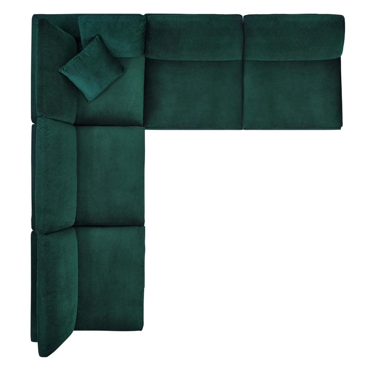kitchen and dining room sets | CasaFoyer Commix Sectional Sofa | Luxurious & Inviting | Plush Comfort | Stain-Resistant Velvet | Solid Wood Construction | 5-Piece Set | Green | casafoyer.myshopify.com