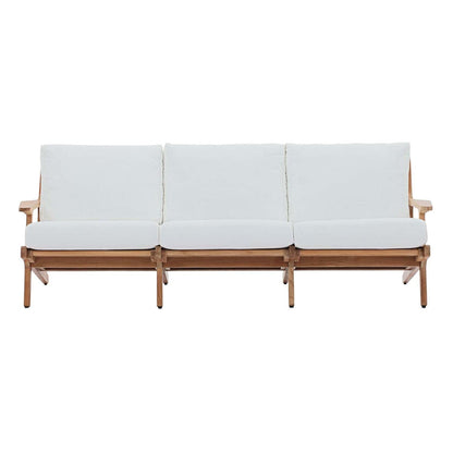 sofas | CasaFoyer Saratoga Outdoor Patio Sofa | Premium Teak Wood | Sunproof Fabric | Ergonomic Design | Robust Support | Versatile for Outdoor Spaces | casafoyer.myshopify.com