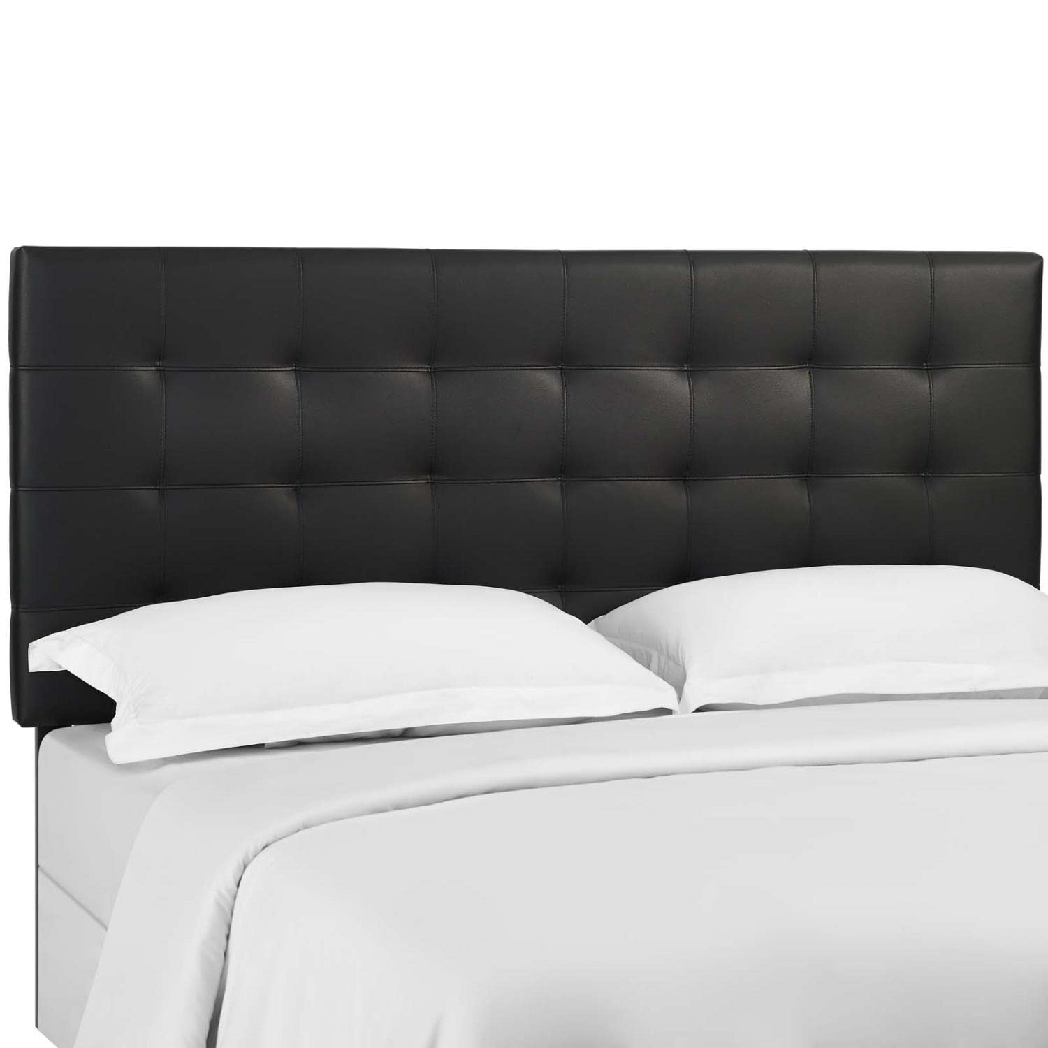 headboards | CasaFoyer Paisley Tufted Full/Queen Headboard | Upholstered Faux Leather - Black | Adjustable Height, Sturdy Frame | Customizable Comfort | | casafoyer.myshopify.com